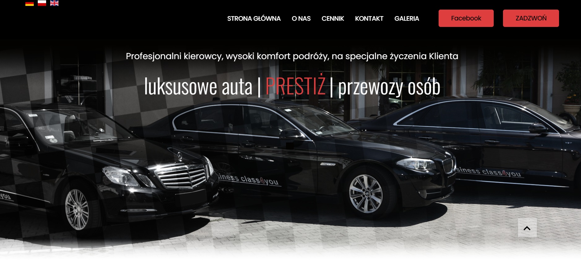 Strona www dla korporacji taxi Szczecin